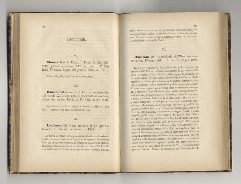 La Bibliobiografia (.) Con alcuni documenti e alcune coserelle in …