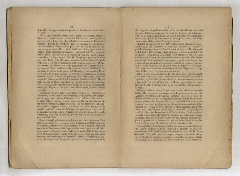 La cappella Serotina su l'arco del vico dei barrettari al …