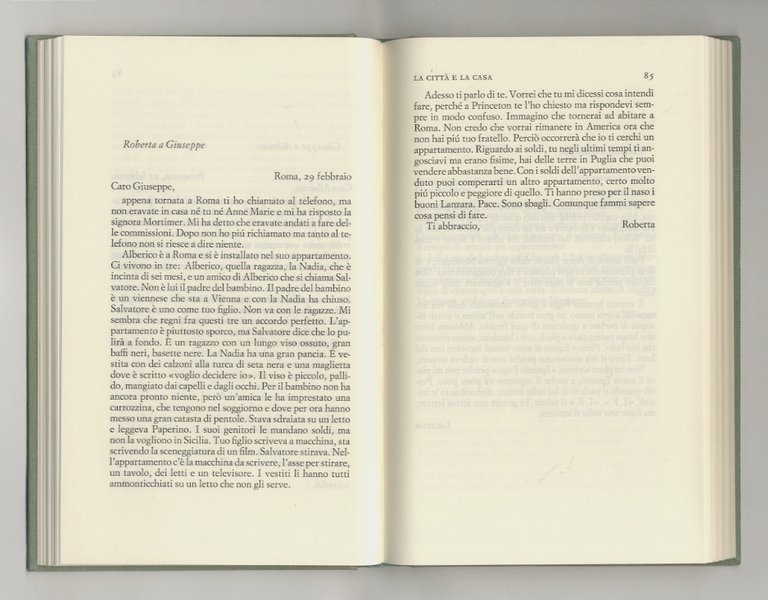 La città e la casa.