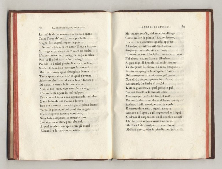 La coltivazione dei cedri. Poema.