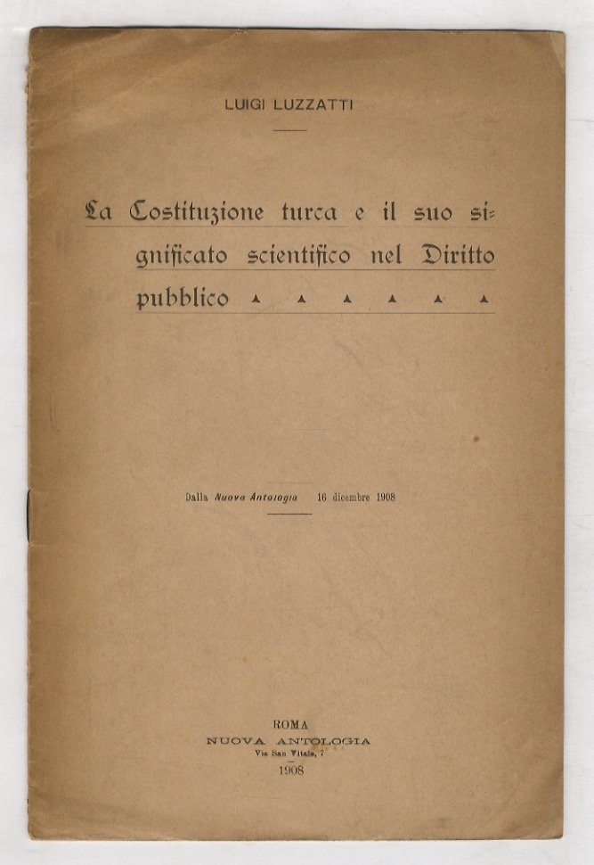 La Costituzione turca e il suo significato scientifico nel diritto …