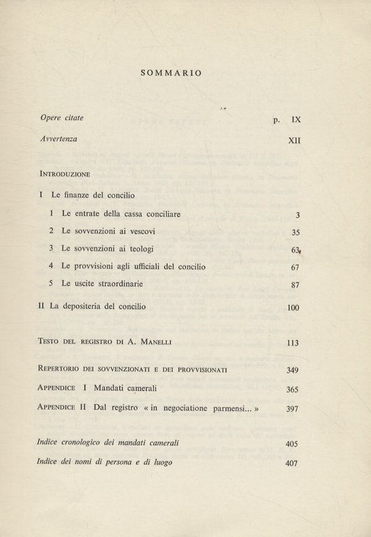 La Depositeria del Concilio di Trento. I°: Il registro di … | Immagine Gallery 2