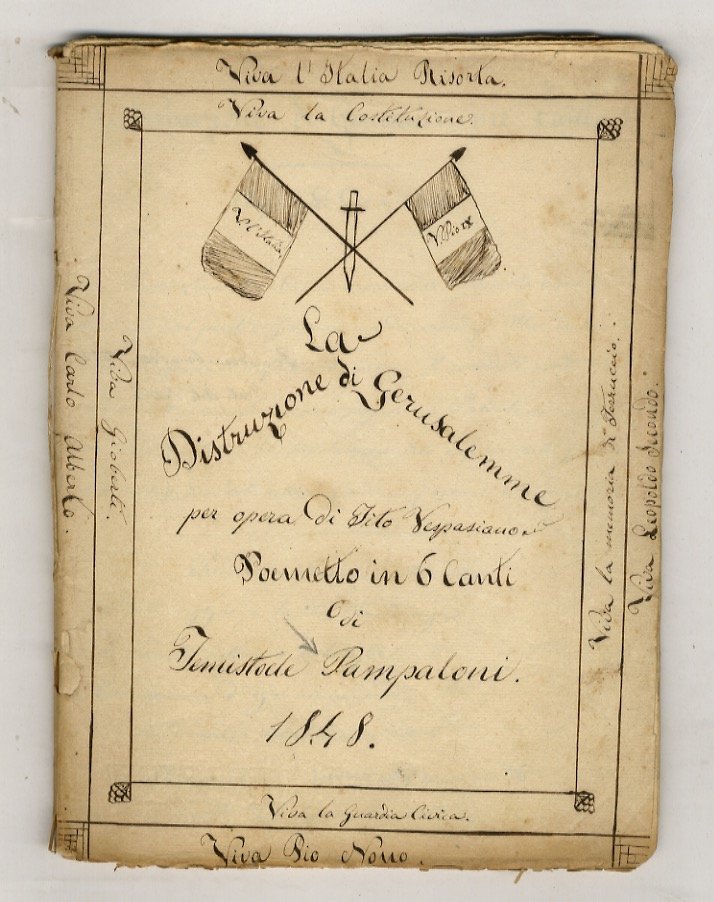 La distruzione di Gerusalemme per opera di Tito Vespasiano. Poemetto …