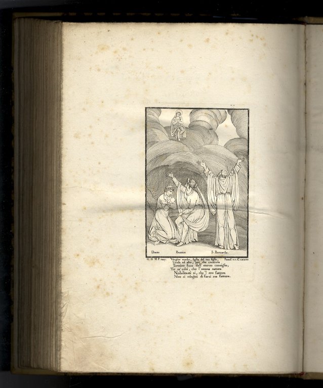 La Divina Commedia di Dante Alighieri con tavole in rame.