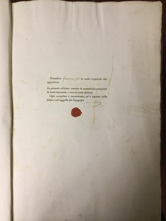 La Divina Commedia di Dante Alighieri. Tomo primo [-terzo].