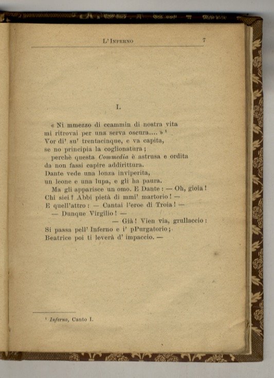 La Divina Commedia esposta e commentata in cento sonetti fiorentineschi …