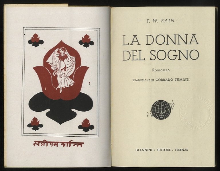 La donna del sogno. Romanzo. Traduzione di Corrado Tumiati.