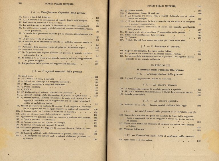 La dottrina generale della procura. La rappresentanza.