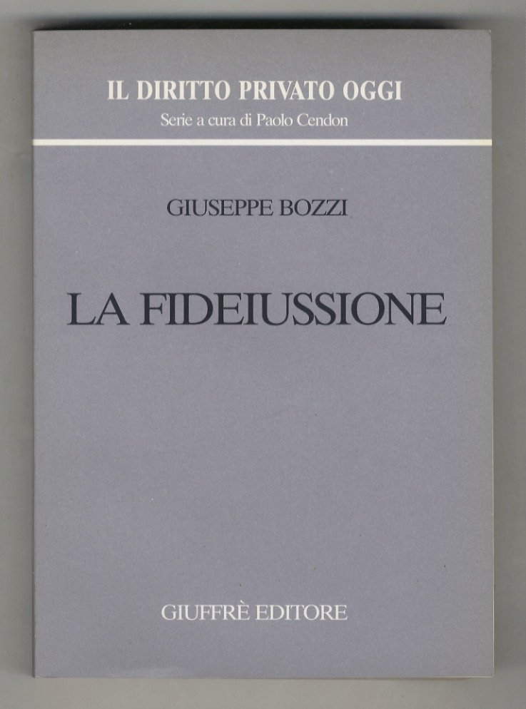 La fideiussione.