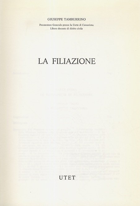 La filiazione.