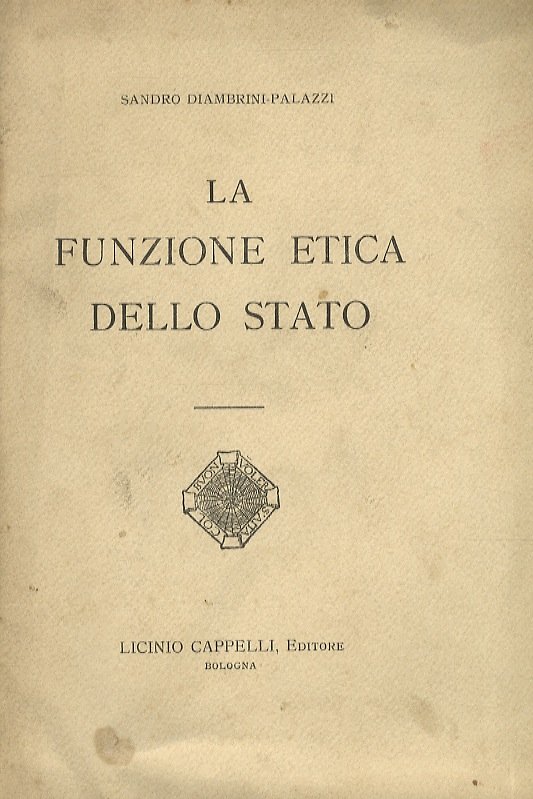 La funzione etica dello stato.