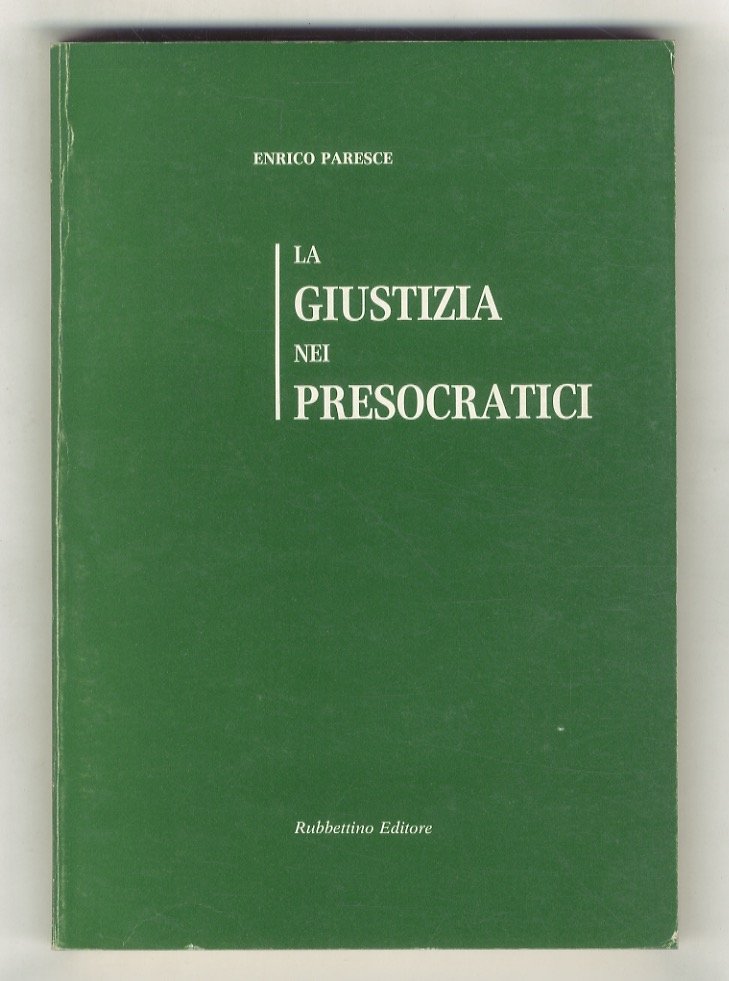 La giustizia nei presocratici.