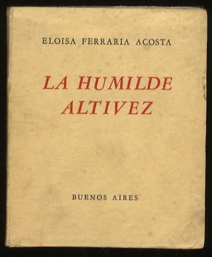 La humilde altivez. | Immagine principale