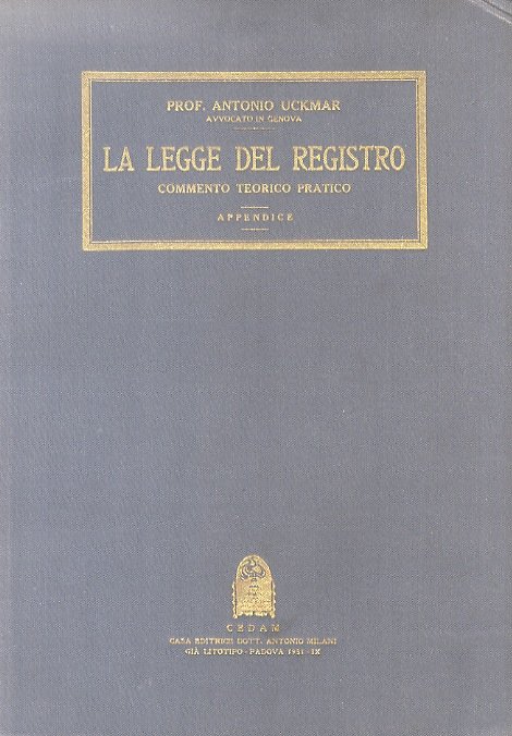 La legge del registro. Commento teorico pratico.