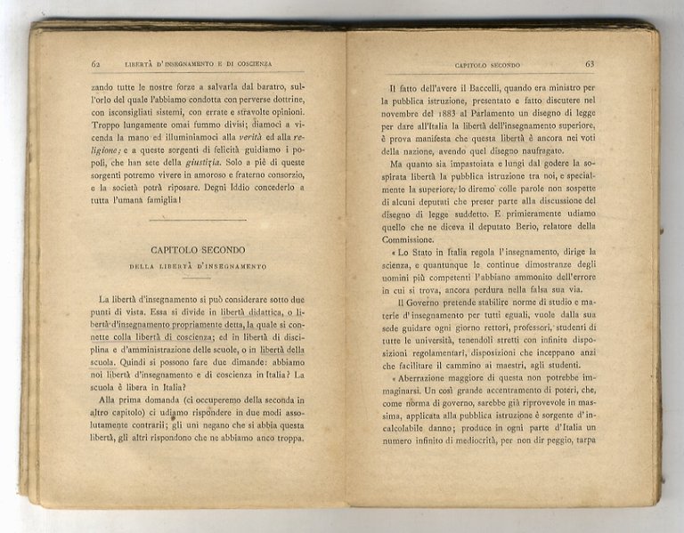 La libertà di insegnamento e di coscienza. Seconda edizione quasi …
