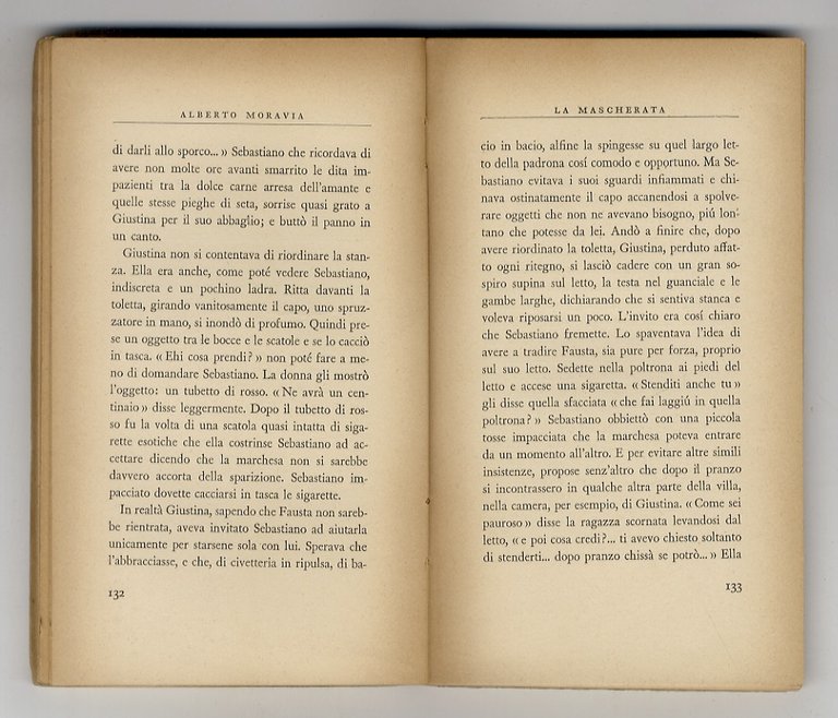 La mascherata. Romanzo.