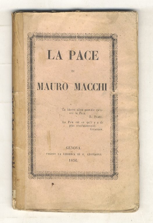 La pace.