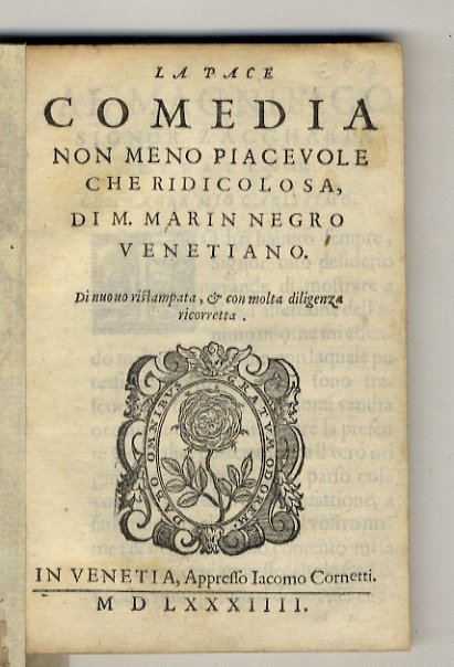 La pace comedia non meno piacevole che ridicolosa, di m. …