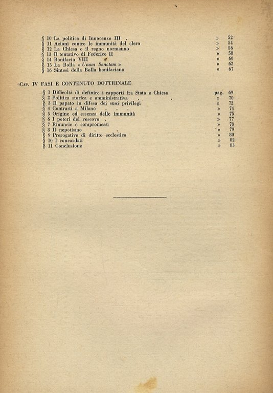 La politica ecclesiastica e i rapporti tra Stato e Chiesa …