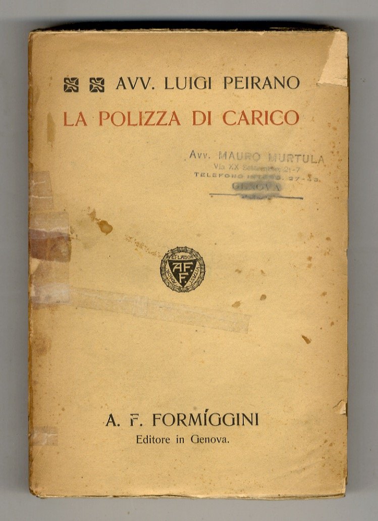 La polizza di carico.