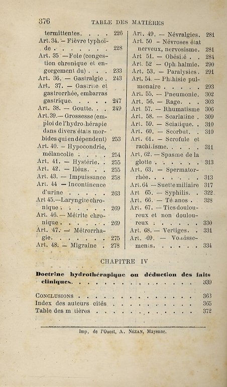 La pratique de l'hydrothérapie. [.]. Préface par M. le Professeur …