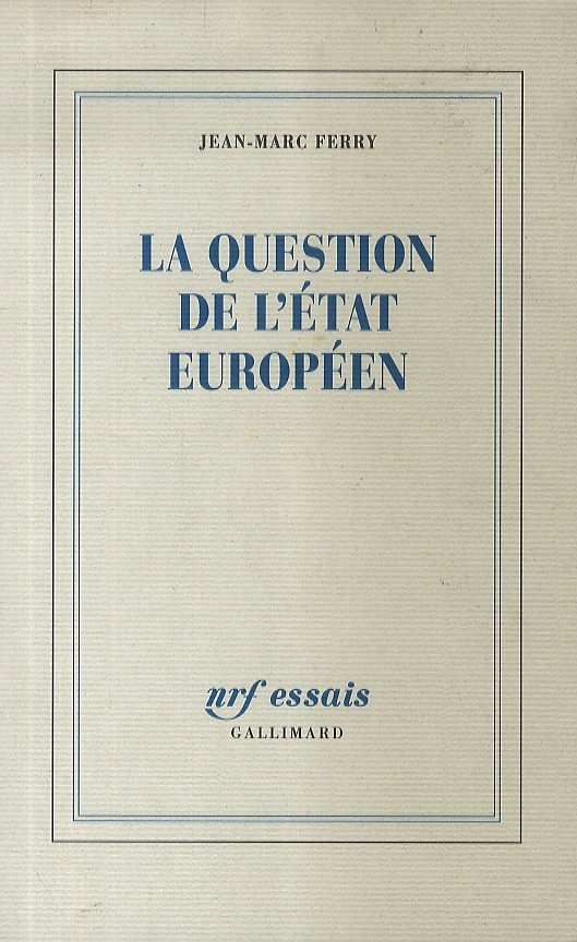 La question de l'état europeén.