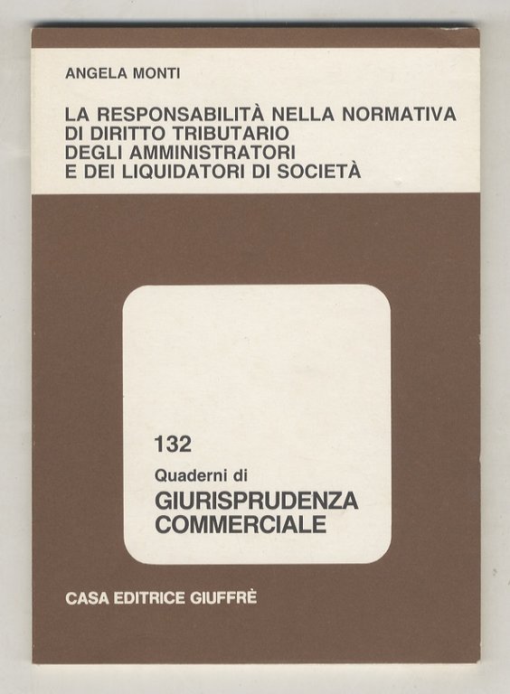 La responsabilità nella normativa di diritto tributario degli amministratori e …