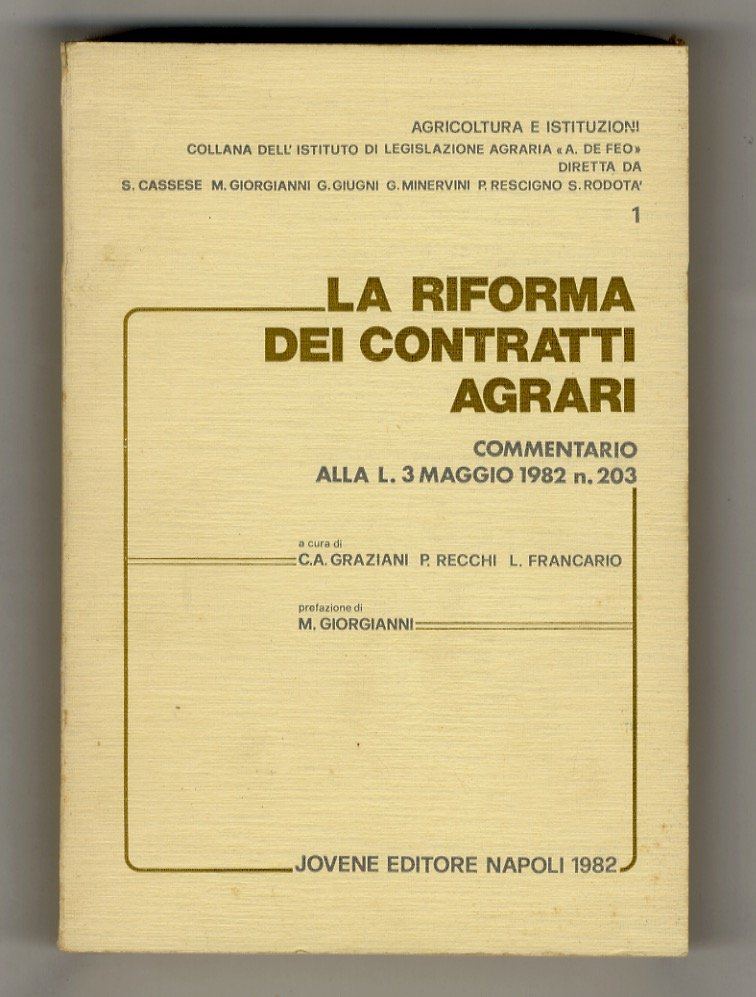 La riforma dei contratti agrari. Commentario alla L. 3 maggio …