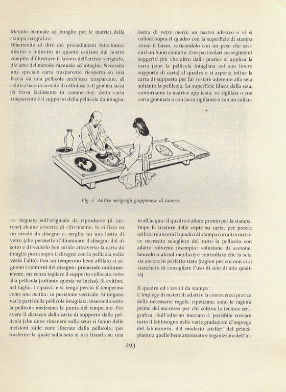 La serigrafia originale.