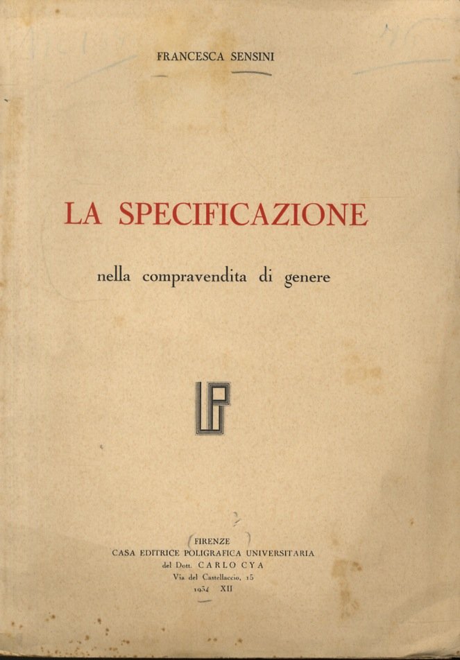 La specificazione nella compravendita di genere. | Immagine principale