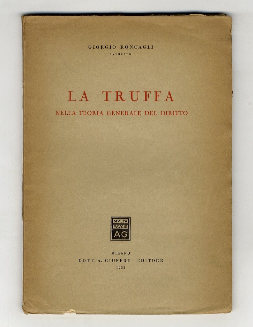 La truffa nella teoria generale del diritto.