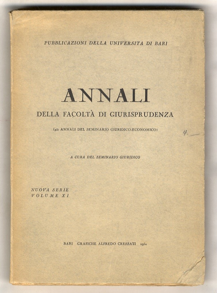 La tutela dei diritti nell'alto medioevo. (In: "Annali della Facoltà …