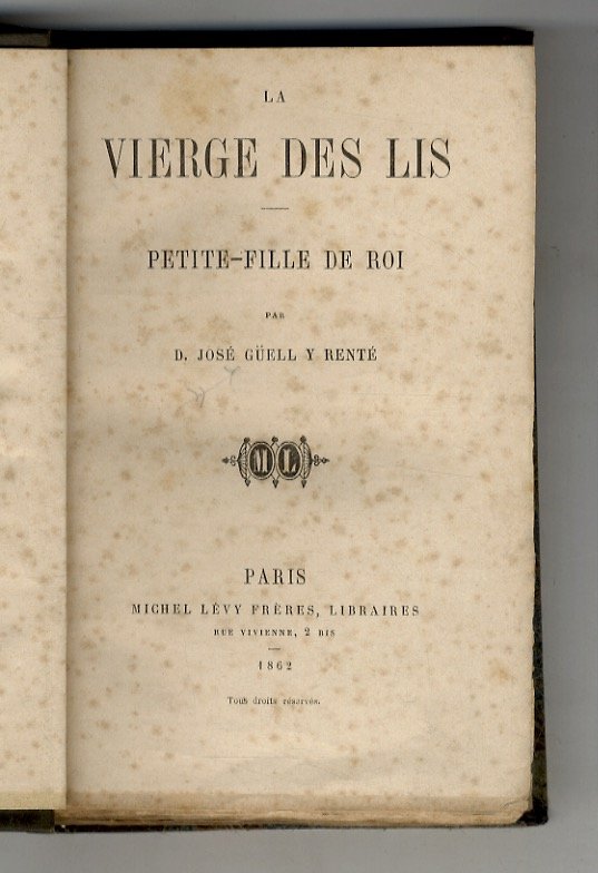 La Vierge des Lys. (Traduite par M. Lebon) - Petite-fille …