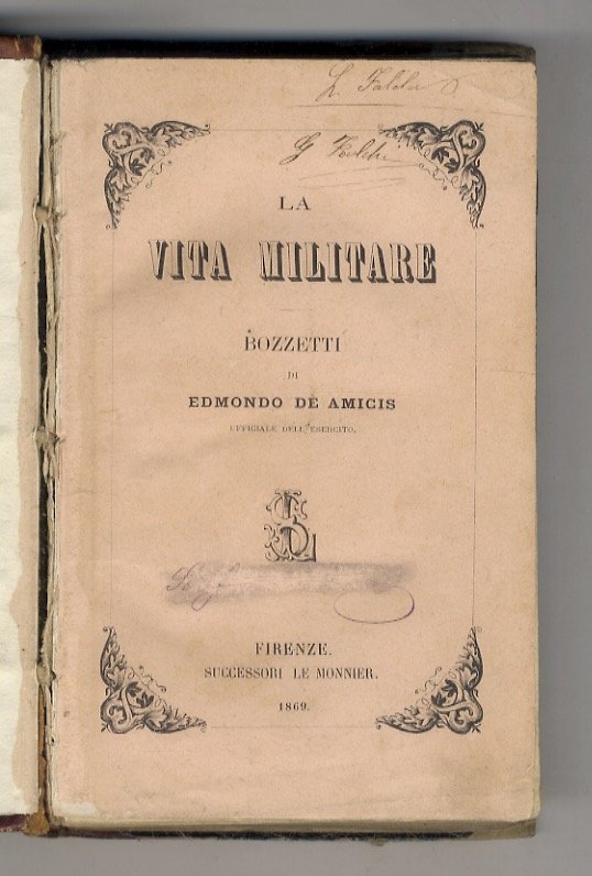 La Vita Militare. Bozzetti.