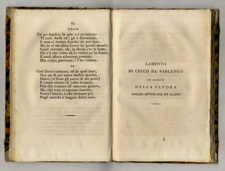 Lamento di Cecco da Varlungo (.) con la versione latina …