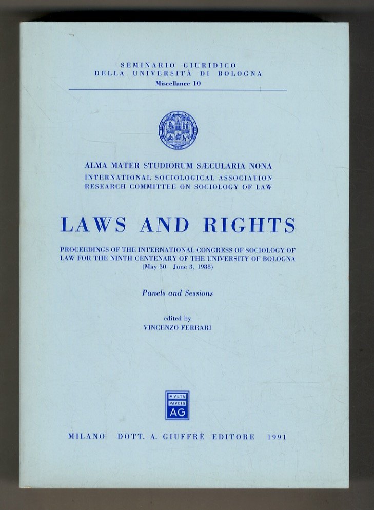 Laws and rights. Proceedings of the International Congress of Sociology …