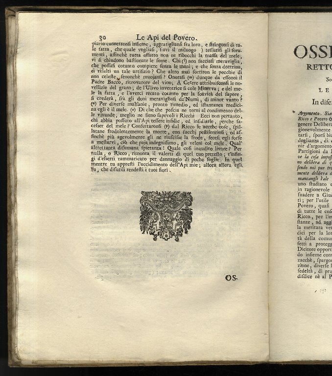 Le Api del povero declamazione di M. Fabio Quintiliano eloquente …