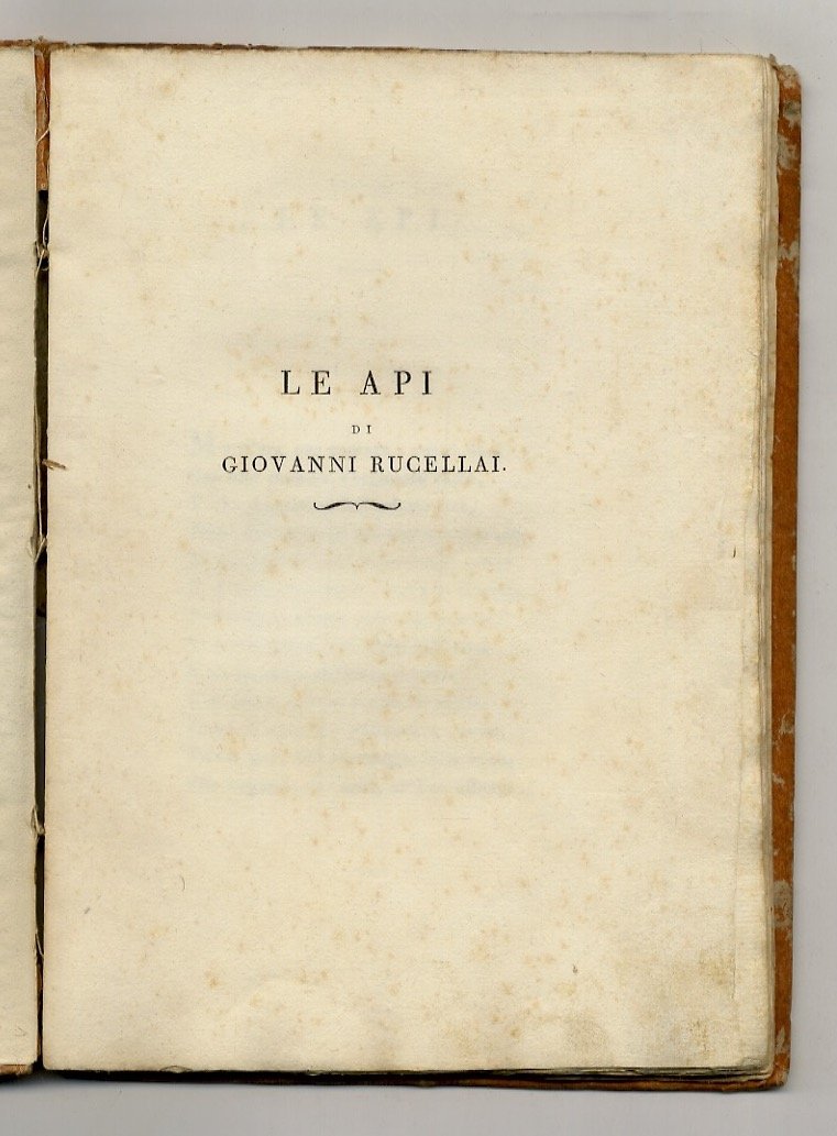 Le Api di Giovanni Rucellai.