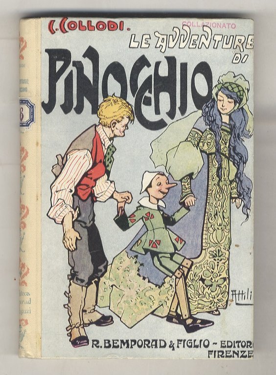 Le Avventure di Pinocchio. Storia di un burattino. Illustrata da Carlo Chiostri. Nuovissima edizione con numerose correzioni, varianti, e collaudata sul primo originale dell'Autore.