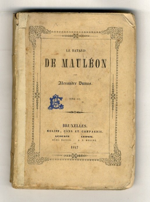 Le batard de Mauléon. Par Alexandre Dumas. Tome III. | Immagine principale
