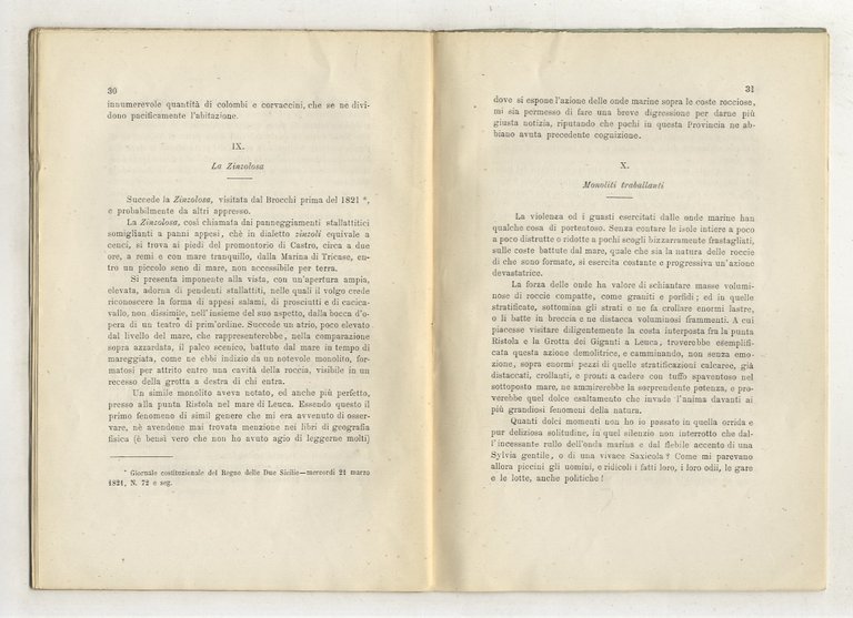 Le caverne del Capo di Leuca. Relazione alla Deputazione Provinciale …