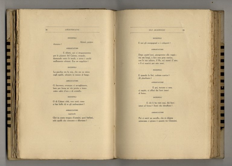 Le Commedie. Tomo I (Gli Acarnesi - I Cavalieri) & …