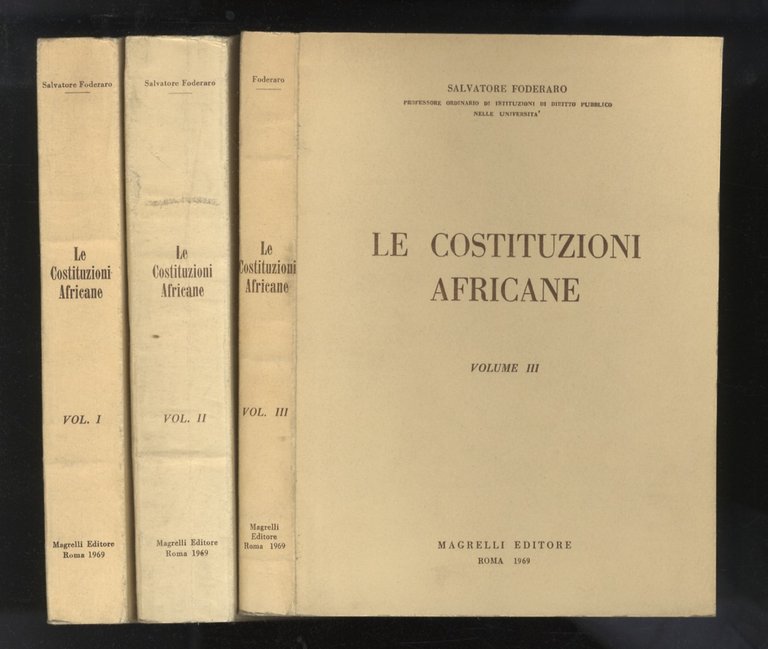 Le costituzioni africane.