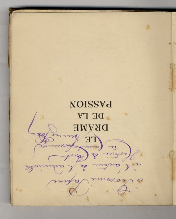 Le drame de la passion. Deuxième édition.