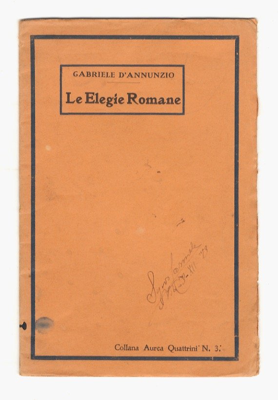 Le elegie romane. | Immagine principale