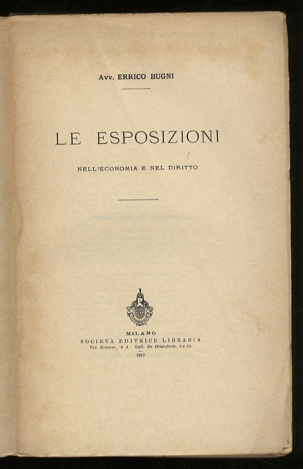 Le esposizioni nell'economia e nel diritto.