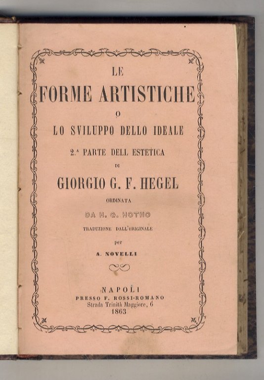 Le forme artistiche o lo sviluppo dello ideale. 2a parte … | Immagine Gallery 1