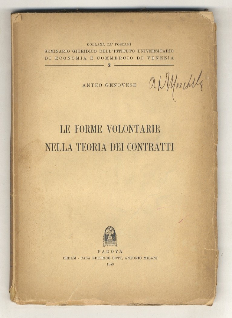Le forme volontarie nella teoria dei contratti.