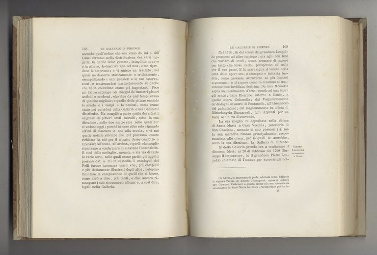 Le Gallerie di Firenze. Relazione al Ministro della Pubblica Istruzione …