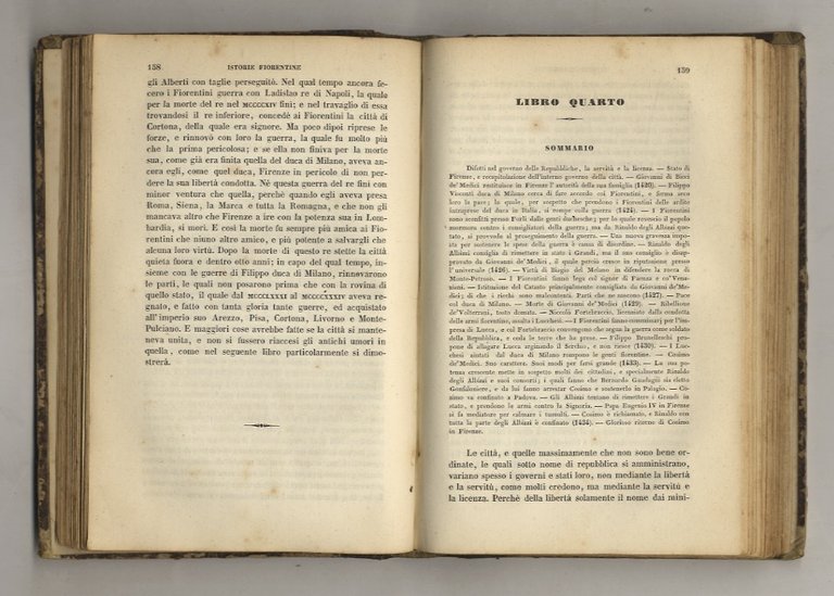 Le Istorie Fiorentine. Diligentemente riscontrate sulle migliori edizioni. Con alcuni …